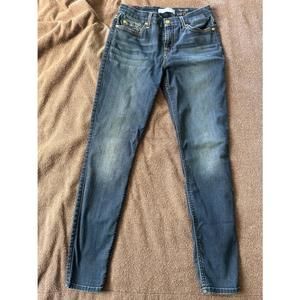7 for All Mankind Blair Ankle Skinny Jeans Dark Wash